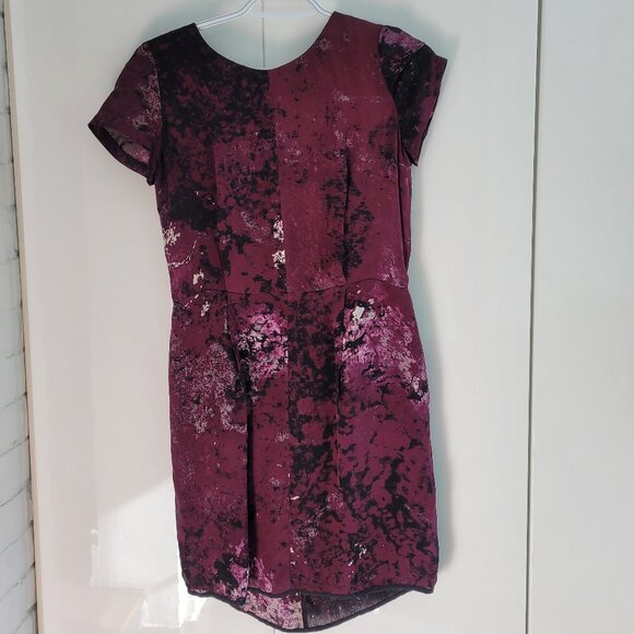 rag & bone 100% Silk Galaxy Print Dress size US 2 - Picture 2 of 7